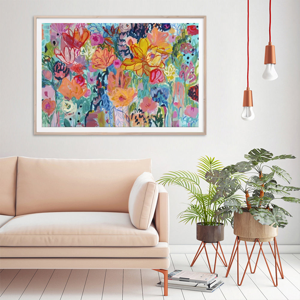 90cmx135cm Carrie Schmitt - Oak Framed Print