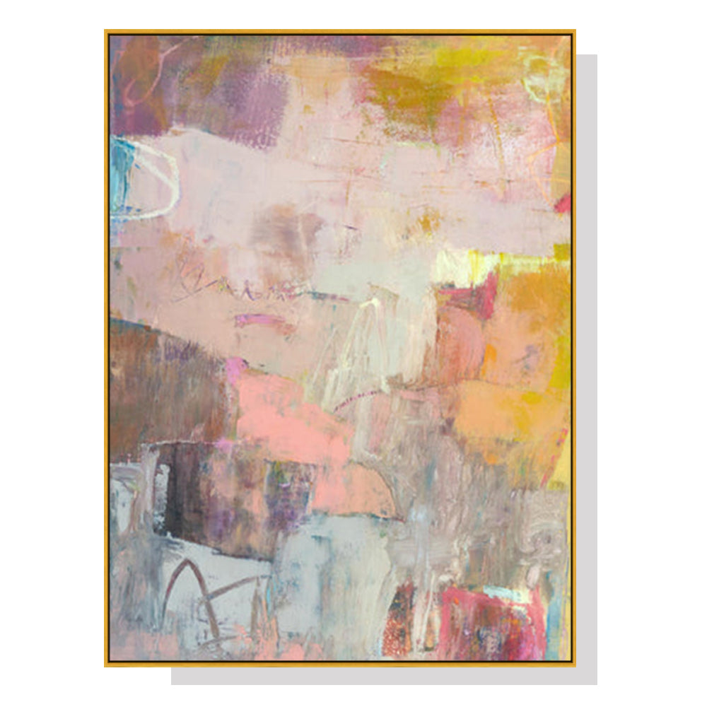 50cmx70cm Lann II - Gold Framed Print