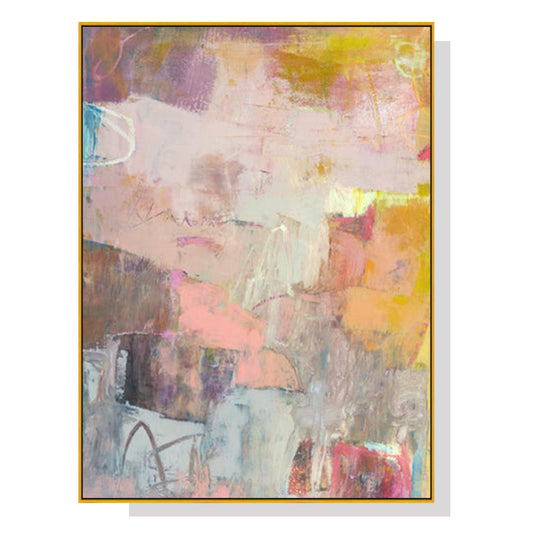 90cmx135cm Lann II - Gold Framed Print