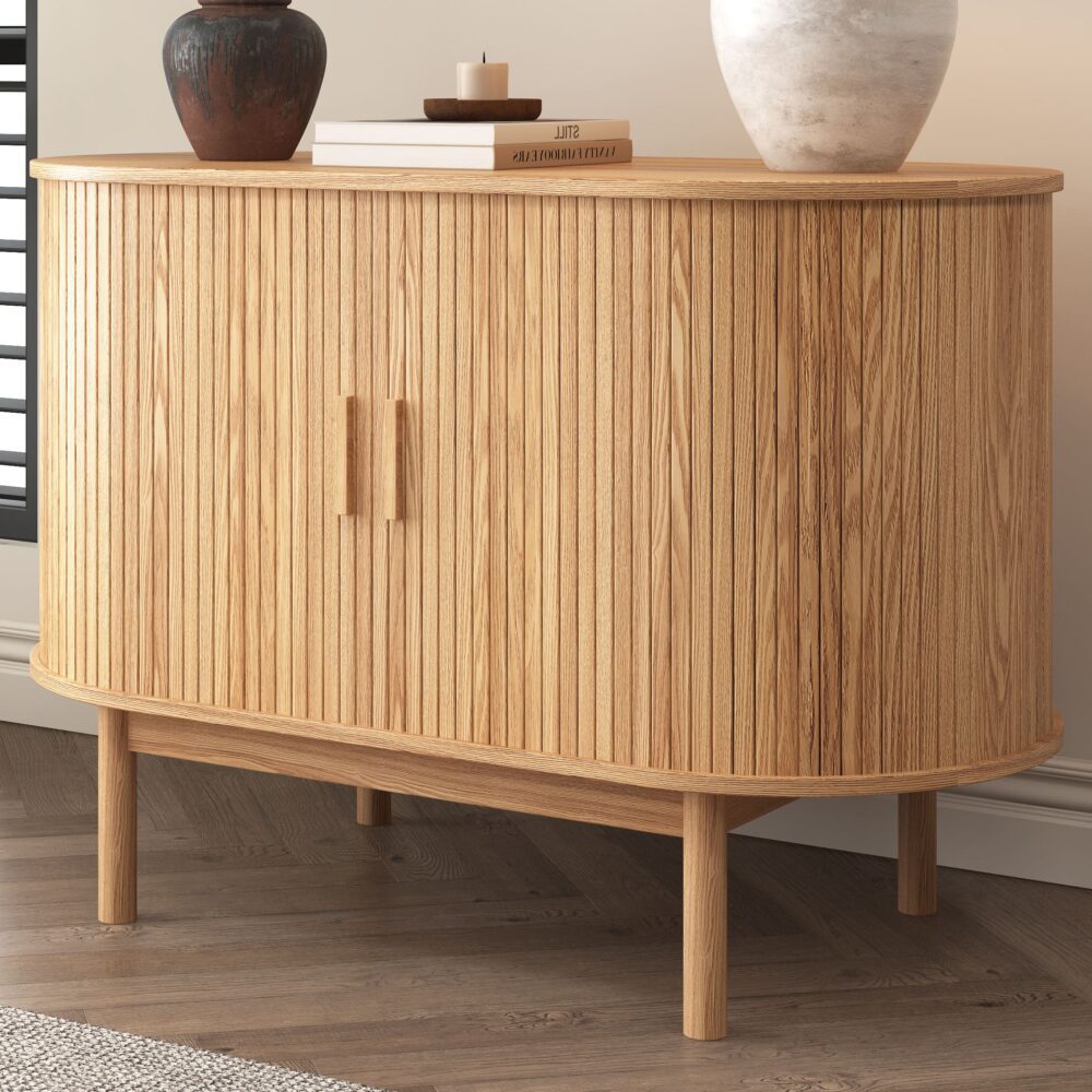 Ribbed Sideboard in Oak