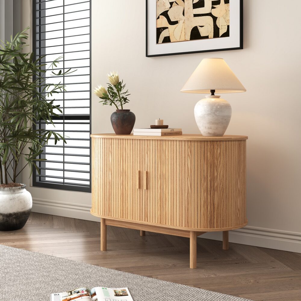 Ribbed Sideboard in Oak