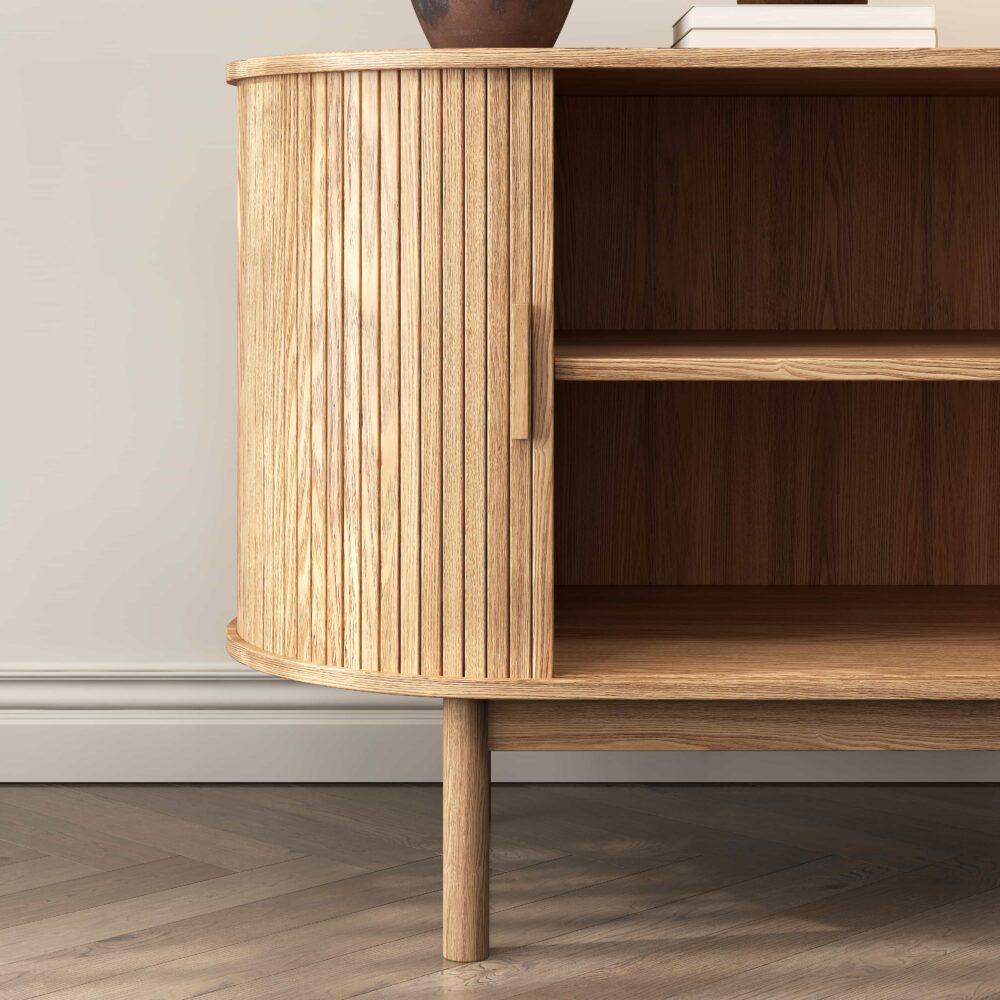 Ribbed Sideboard in Oak