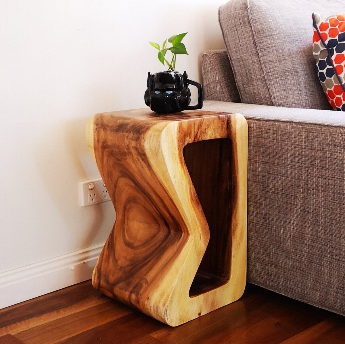 Raintree Wood Side Table