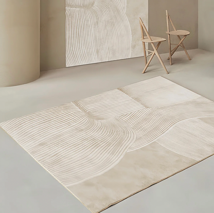 White Faux Cashmere Rug - 200cm x 300cm