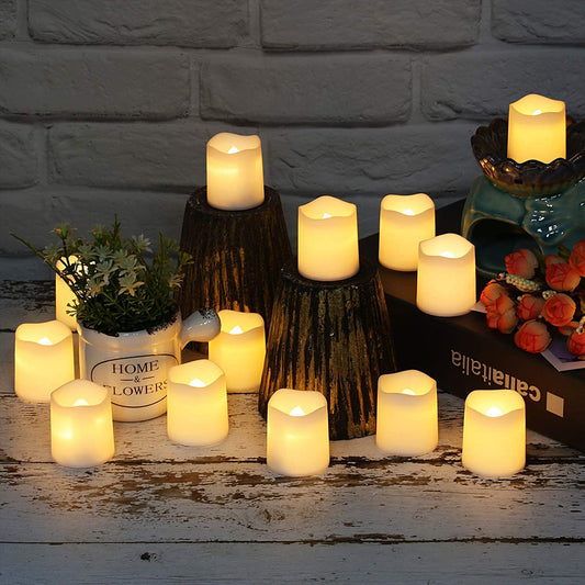 24 Piece Flameless Candles LED