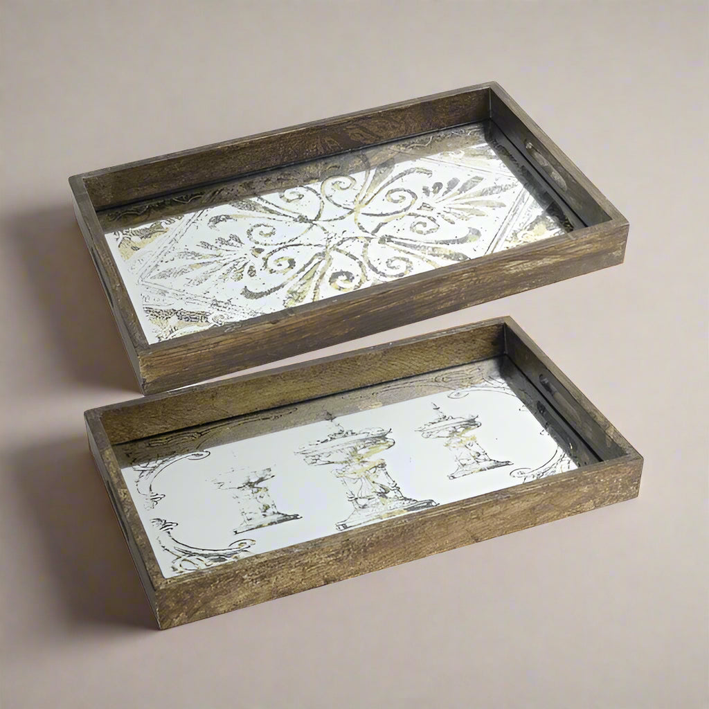 Decorative Trays - Set of 2